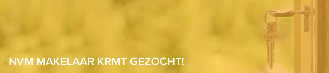 NVM Makelaar KRMT gezocht!